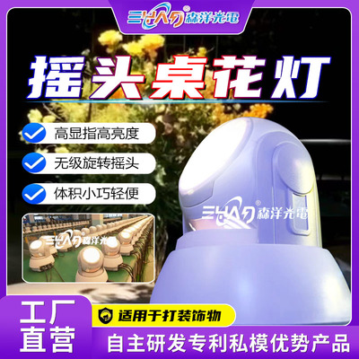 摇头桌花灯